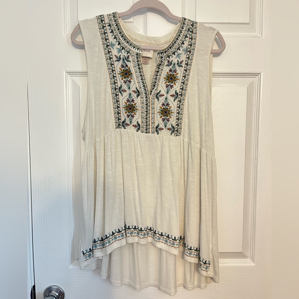 Knox Rose Embellished Sleeveless Tunic